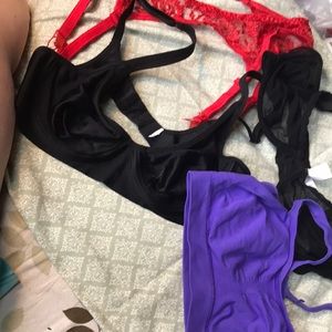 Bras S M 5/$15 garter bundle lingerie
